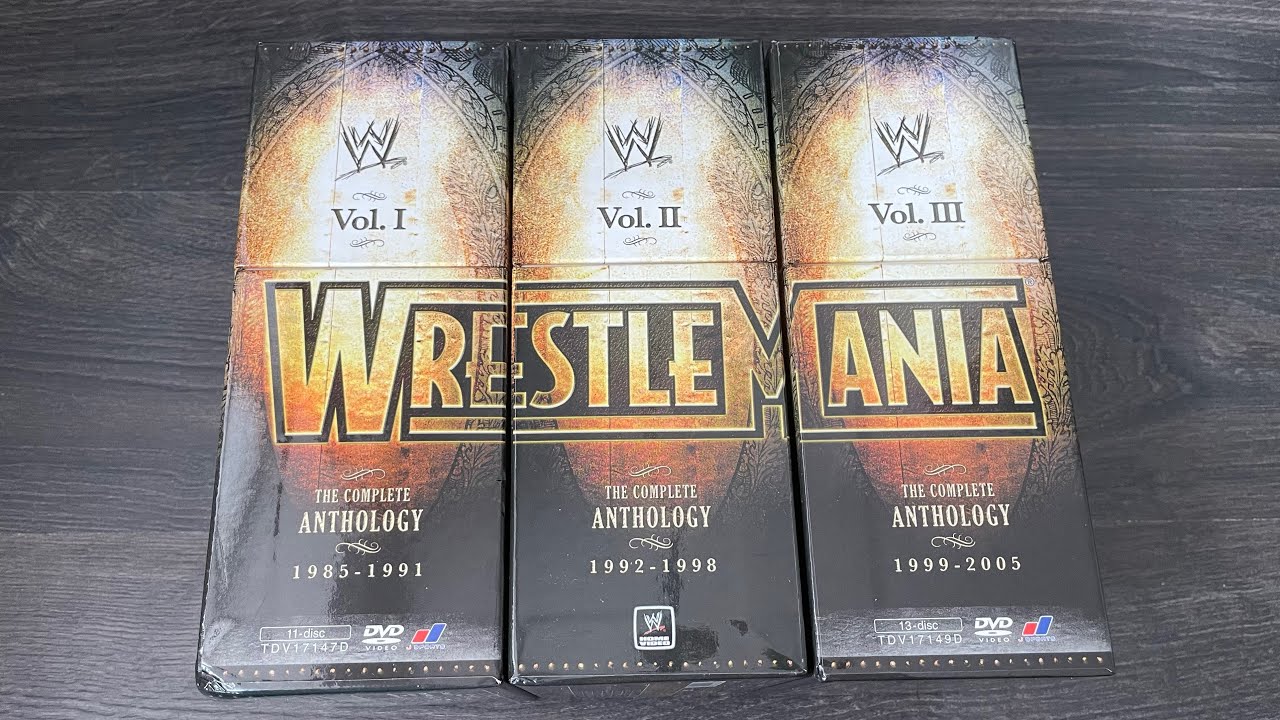 WWE Wrestlemania Anthology Japan Exclusive DVD - YouTube