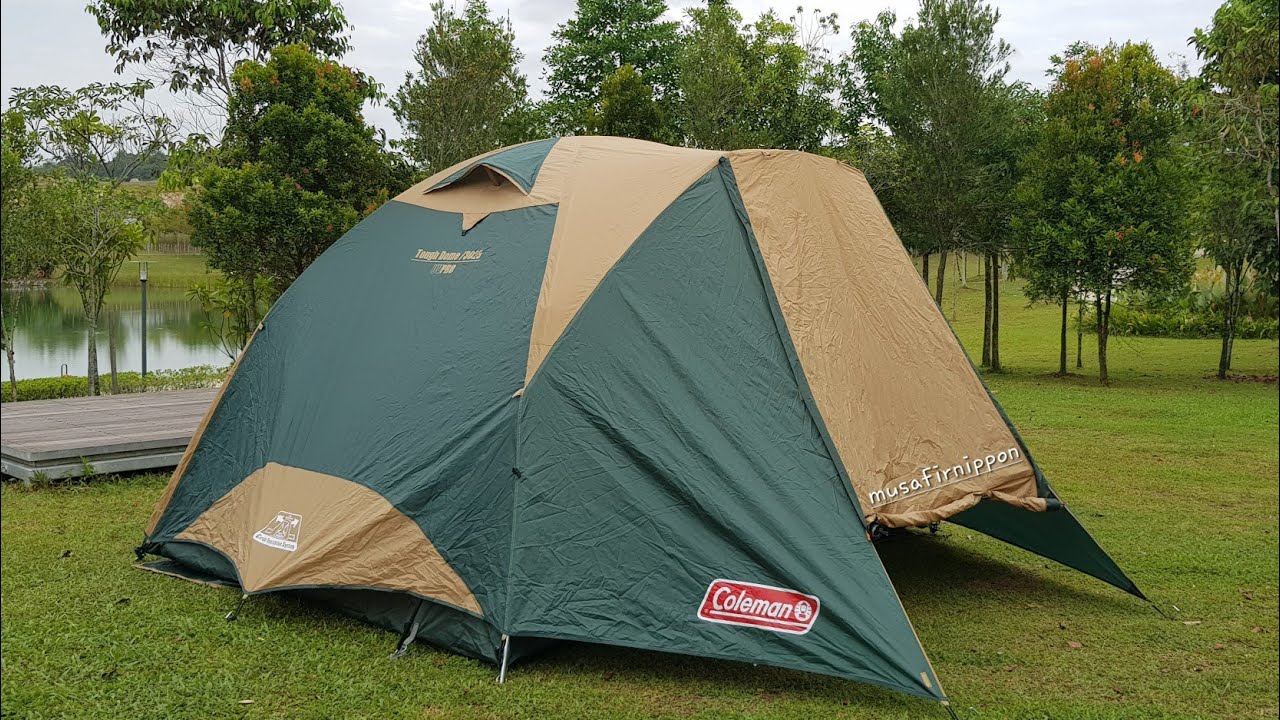 How to Set Up Coleman Tough Wide Dome 3025 by Musafir Nippon - YouTube