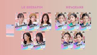 Rhythm Hive] Pull LE SSERAFIM & NEWJEANS Live Theme Hope with FX