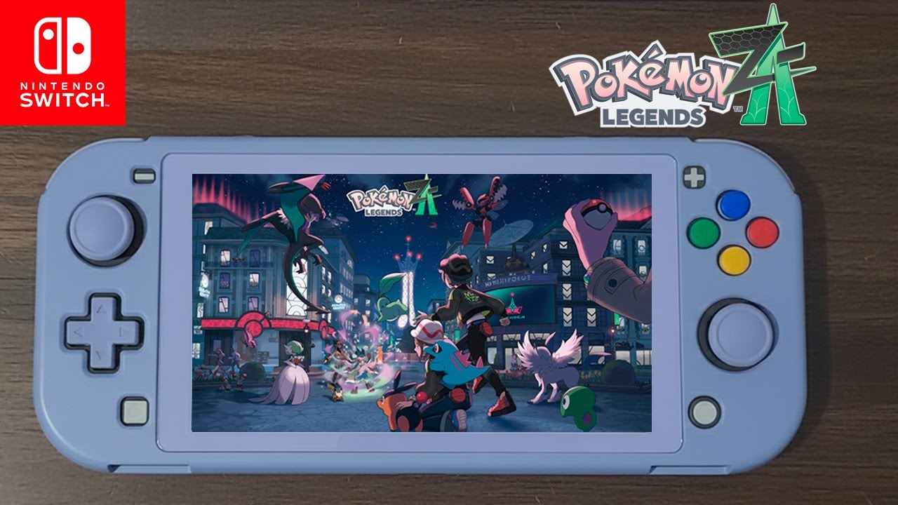 Pokémon Legends: Z-A Nintendo Switch Lite Gameplay - YouTube