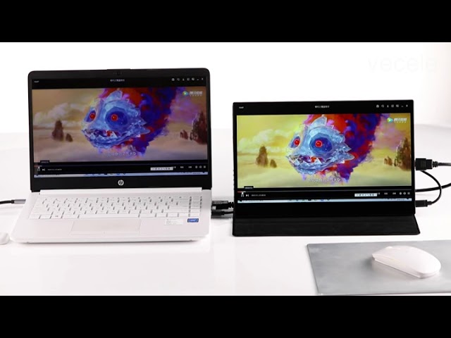 モバイルモニター/Vecele 13.3インチ/ モバイルディスプレイ/sRGB 99