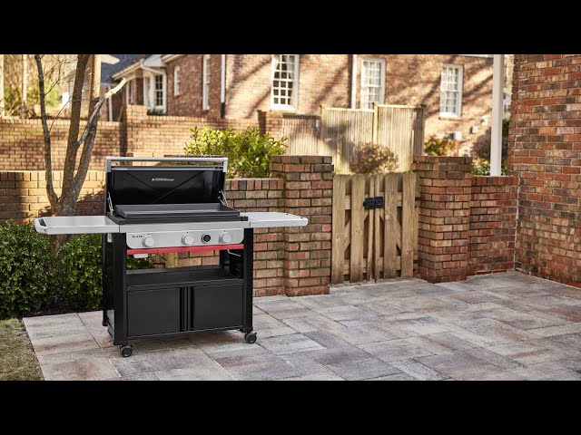 Weber Slate】アウトドア料理の新定番、グリドル専用グリル - YouTube