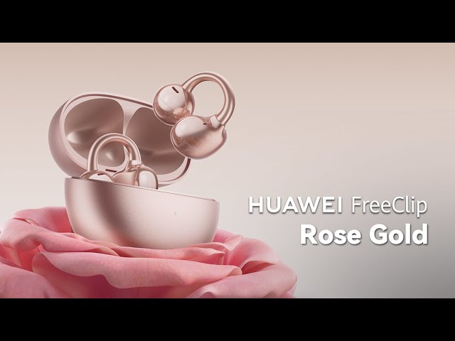 HUAWEI FreeClip - Rose Gold - YouTube