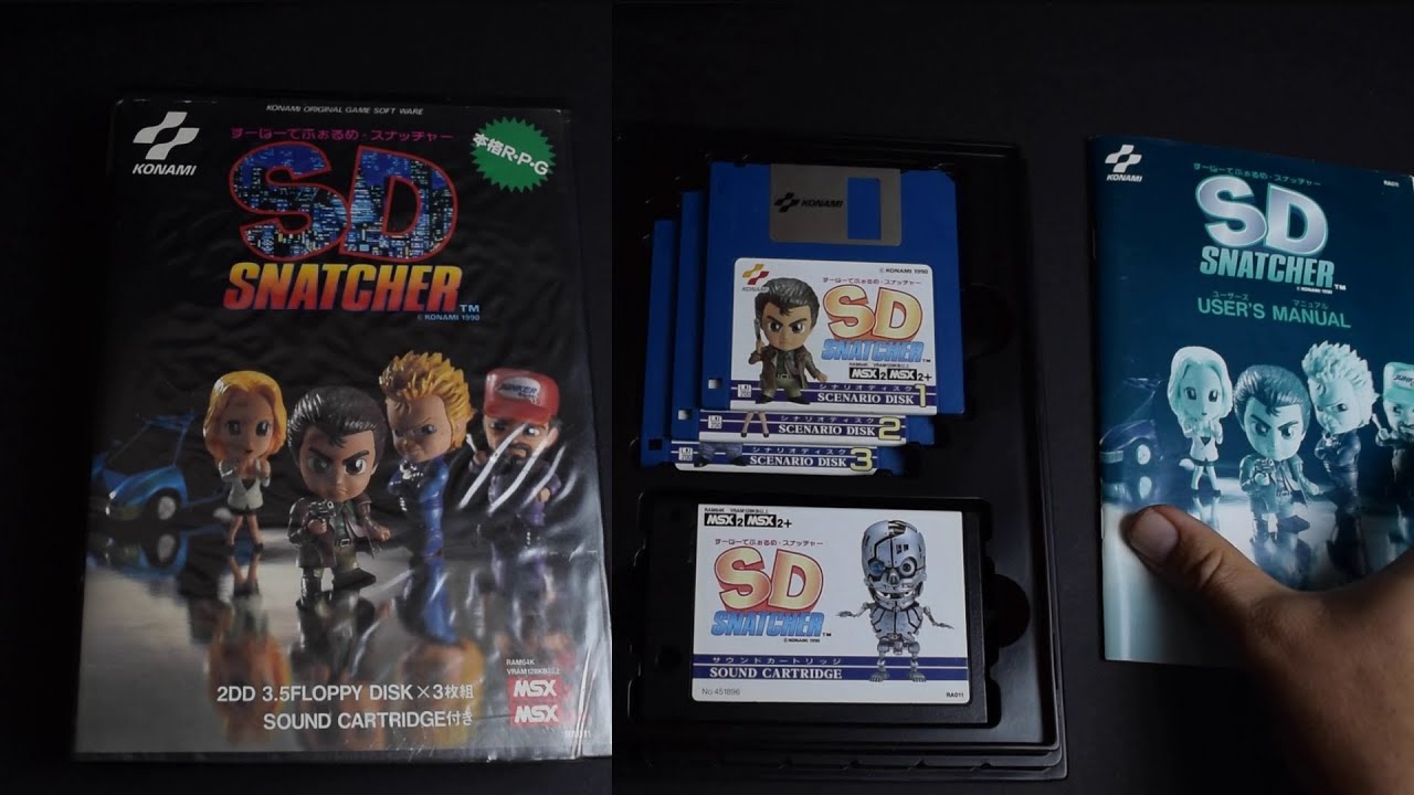 SD-Snatcher MSX 2 RA011 -- SDスナッチャー unboxing - YouTube