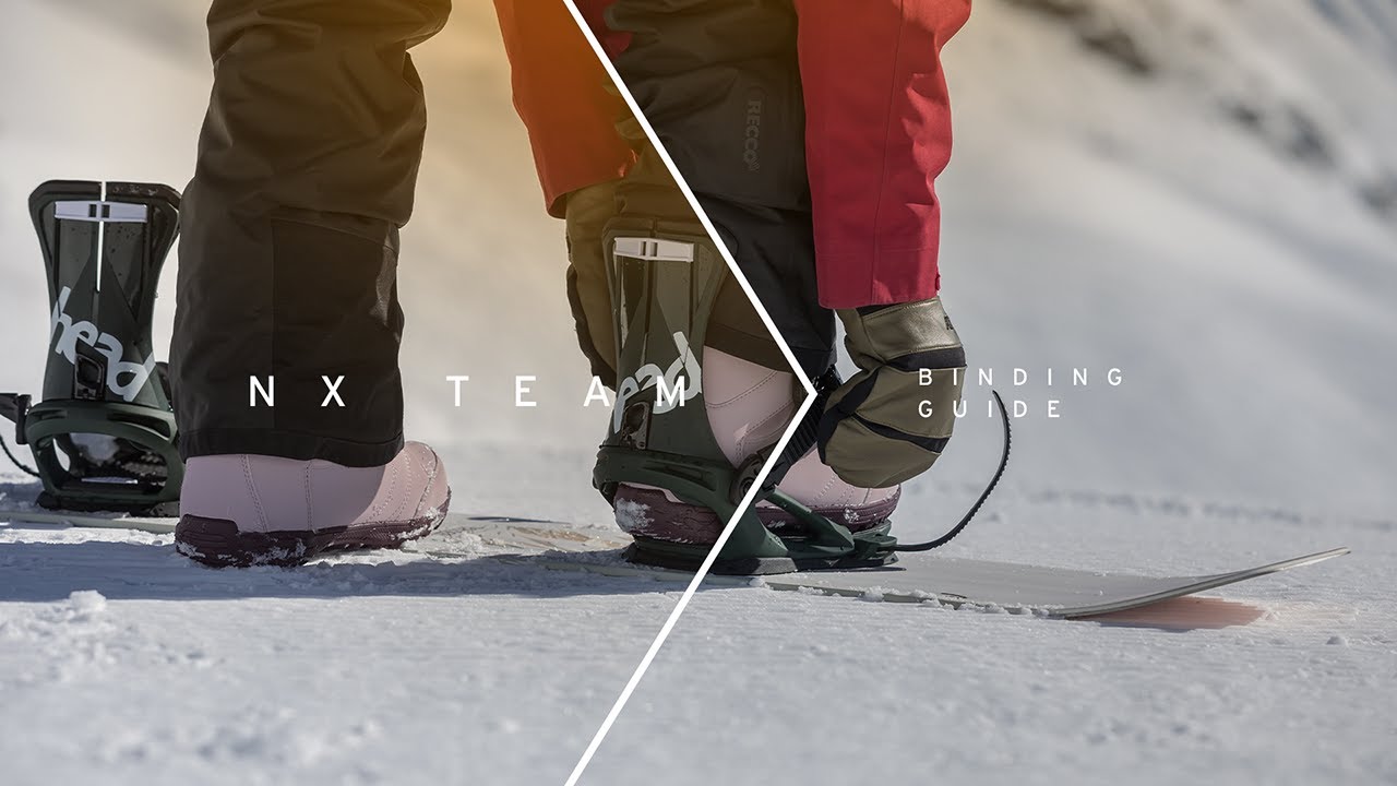 NX TEAM Snowboard Bindings - HEAD - YouTube