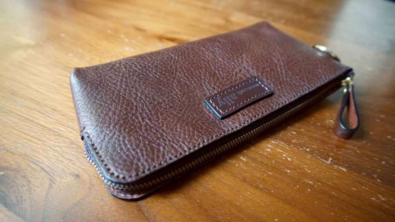 レザーポーチ】土屋鞄製造所 トーンオイルヌメ ループフラットポーチ