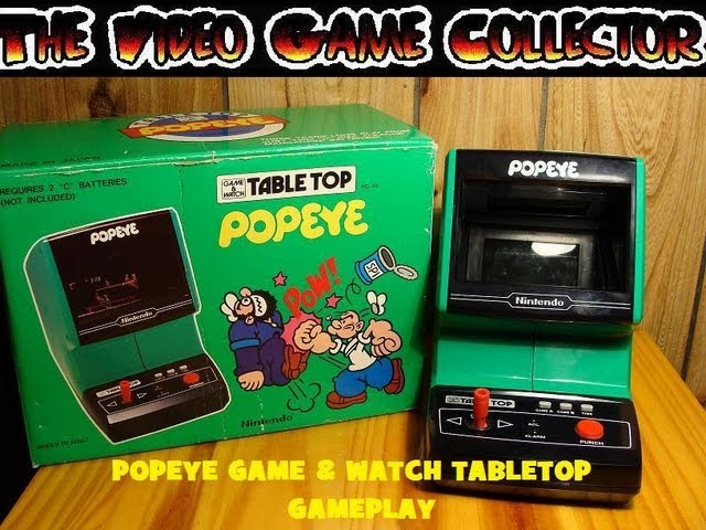 POPEYE GAME & WATCH TABLETOP GAMEPLAY NINTENDO - YouTube