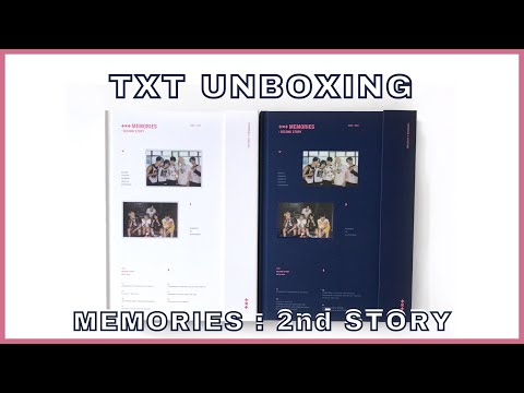 ✨ UNBOXING TXT MEMORIES : Second Story | DVD + Digital Code