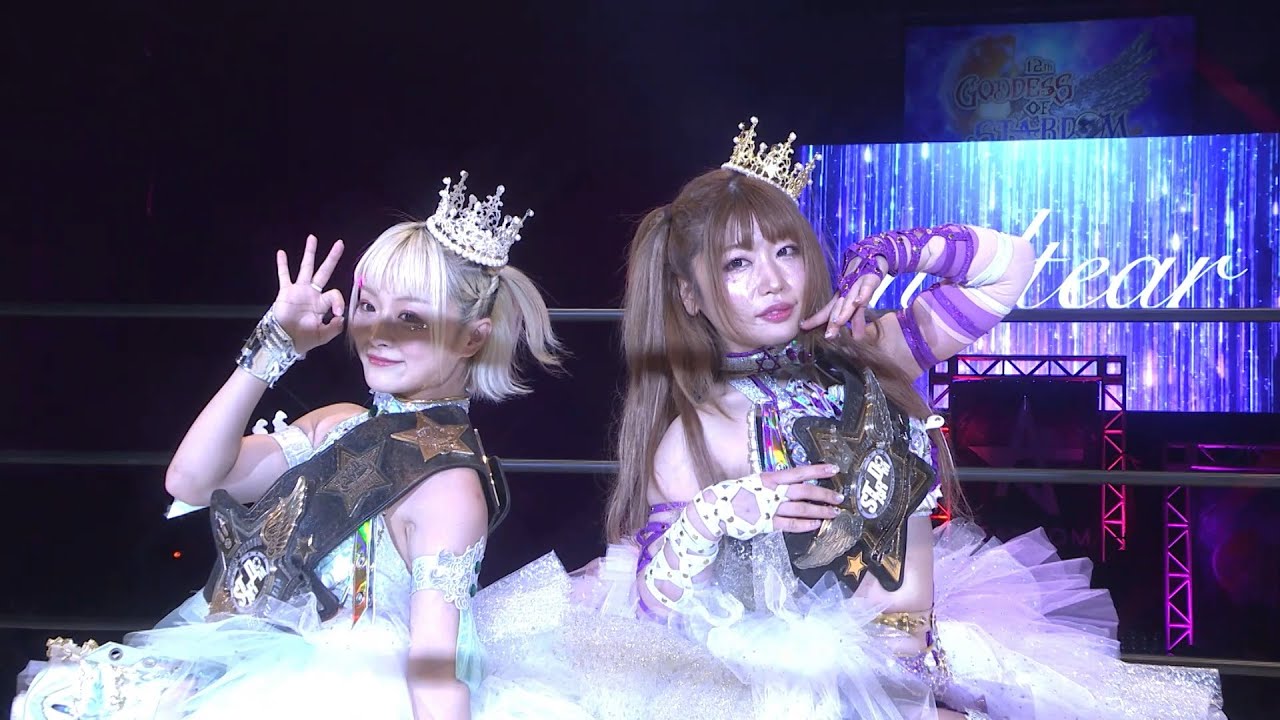 スターダム】中野たむ＆なつぽい”meltear”が2人が歌う新入場曲で登場