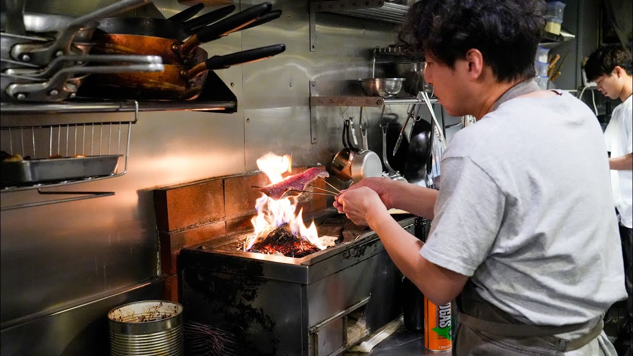 Seasonal oysters, mackerel, black truffles] Tasting session of the