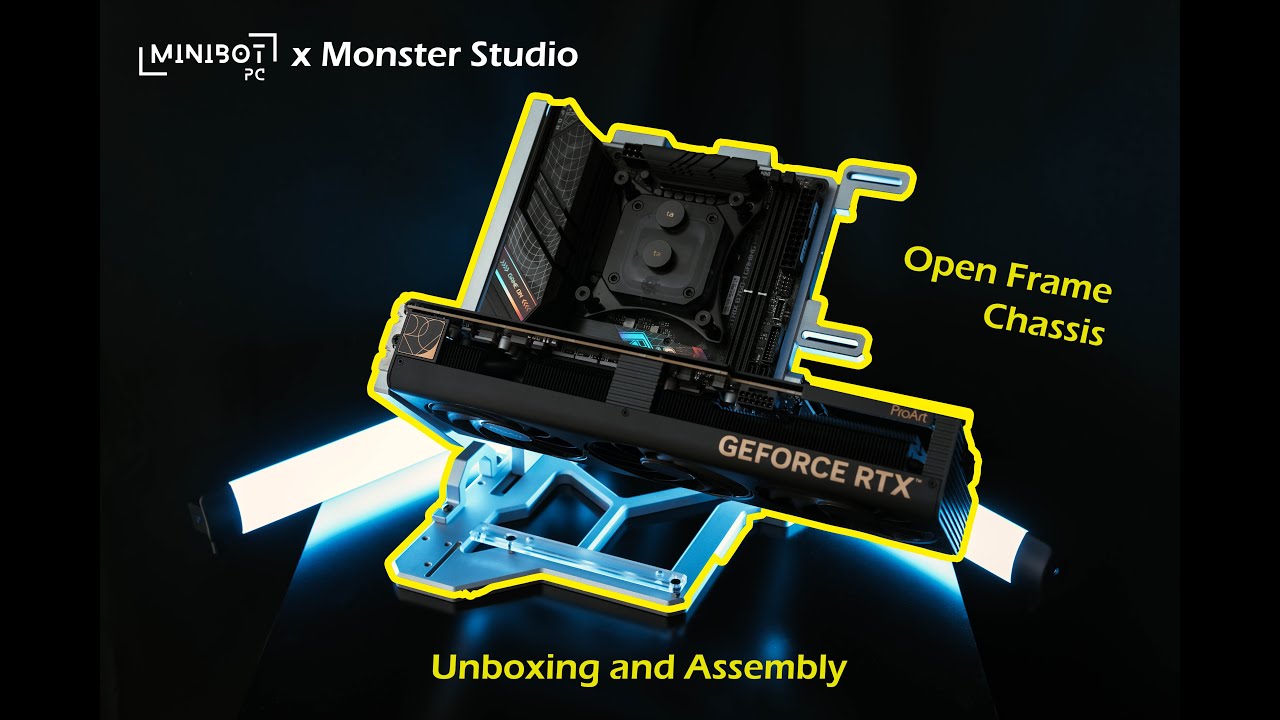 Monster Studio A45 ITX Chassis Unboxing & Assembly - YouTube