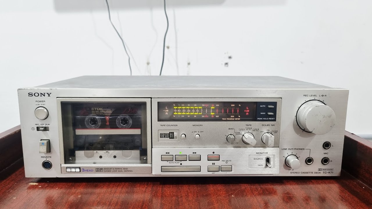 SONY 3 Head Vintage Stereo Cassette Deck TC-K71/For Sale/Infinity