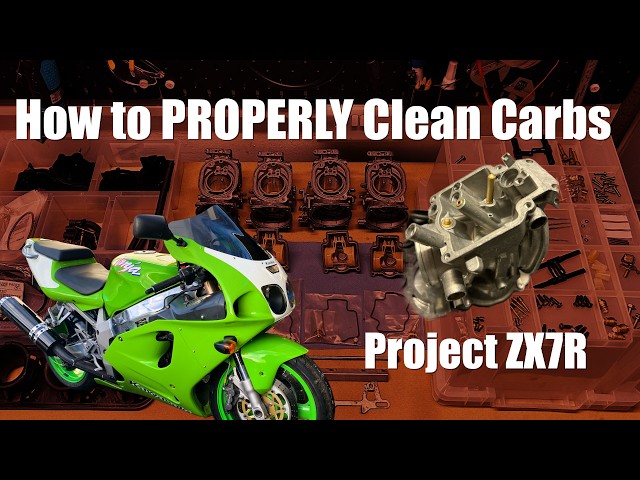 Stripping & THOROUGHLY Cleaning ZX7R Carbs - Ep22 | ZX7R