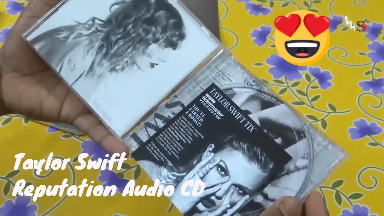 Taylor Swift Reputation(2017) Audio CD | Unboxing & quick look