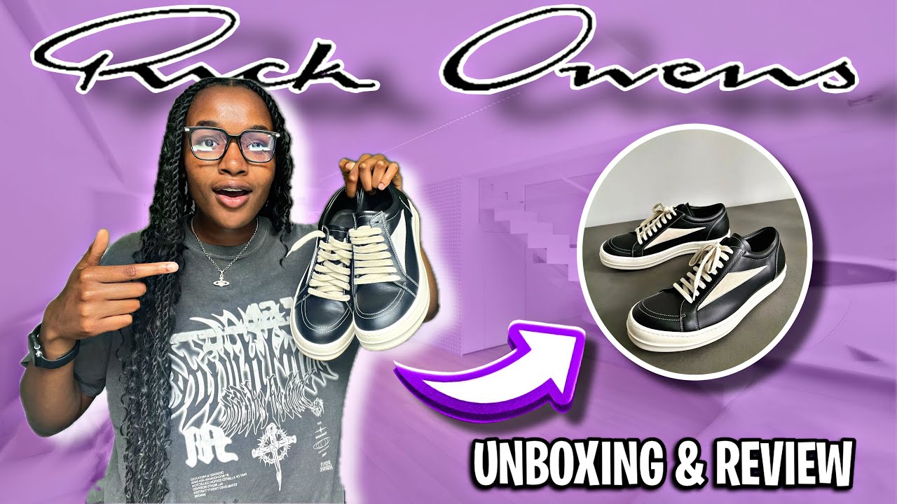 RICK OWENS VANS VINTAGE SNEAKERS UNBOXING + ON FEET REVIEW! - YouTube