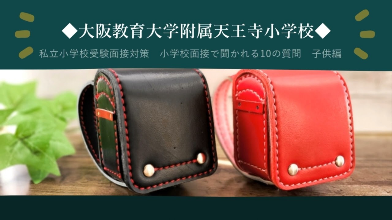 私立小学校受験】【大阪教育大学附属天王寺小学校】小学校面接で聞か