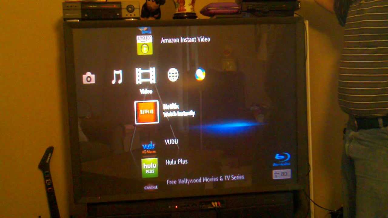 Sony Blue-Ray player to watch youtube on the big screen TV review