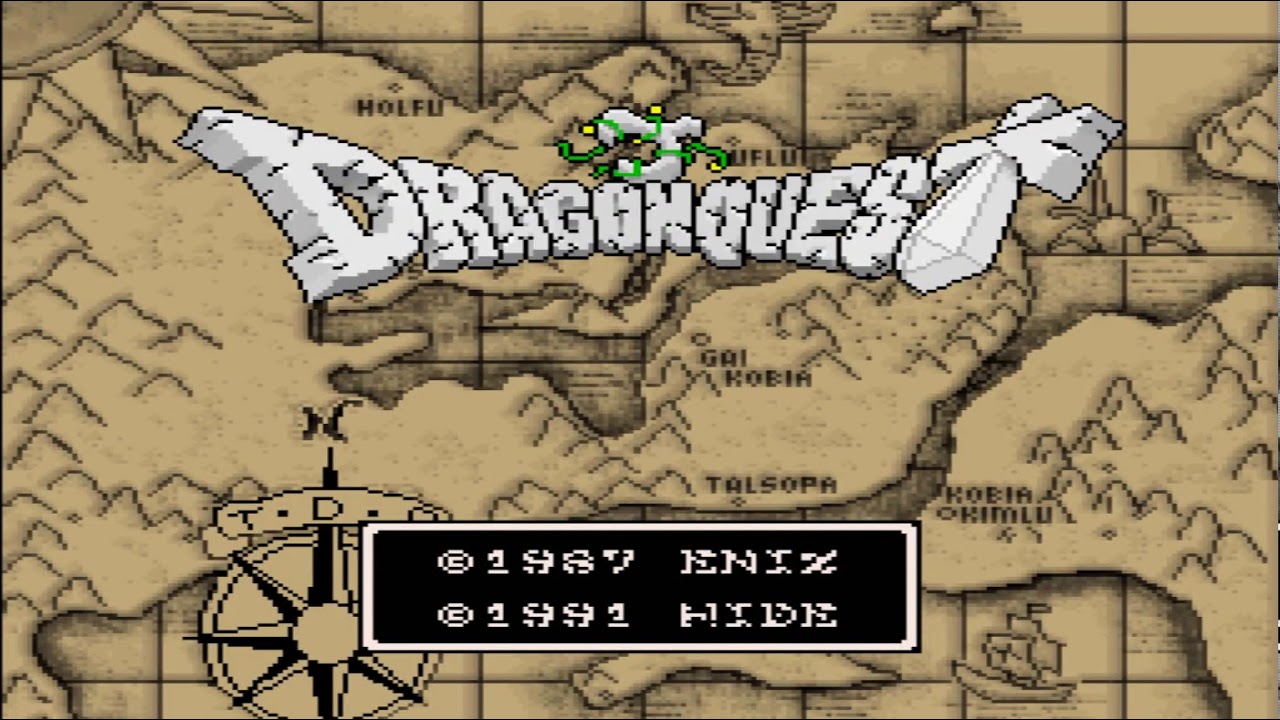 X68000「T・ドラゴンクエスト」OP / T-DRAGON QUEST - YouTube