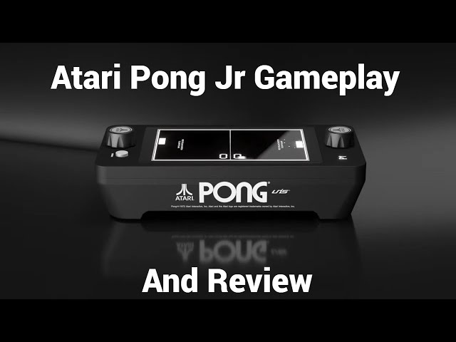 Arcade1up / Atari Mini PONG Jr. by UNIS Gameplay And Review - YouTube