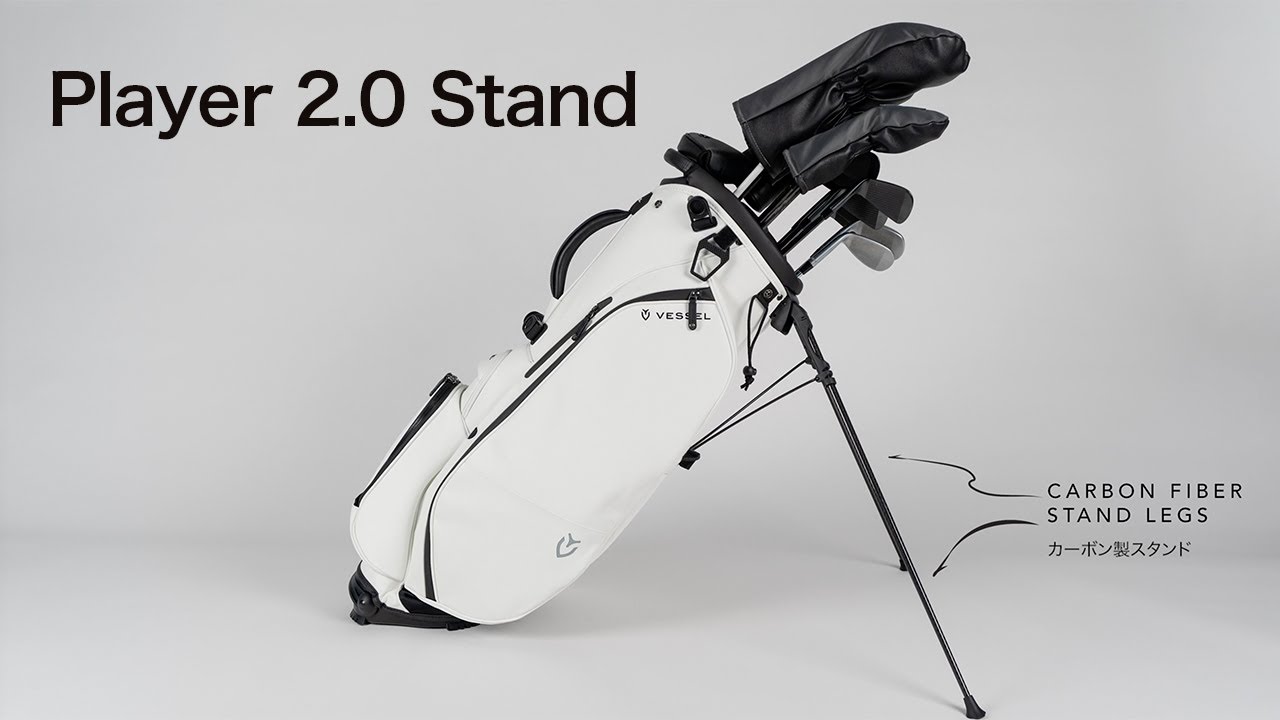 VESSEL GOLF】Player2.0 stand プレイヤー2.0スタンド【スタンドバッグ