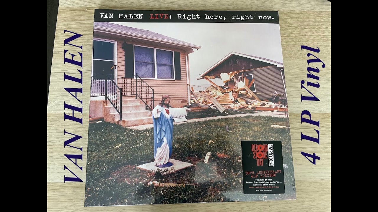 VAN HALEN LIVE Right Here, Right Now 4LP Red vinyl RSD - YouTube