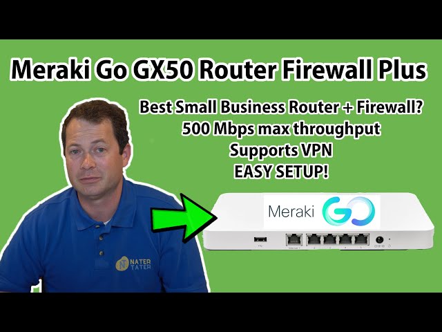 ✓ Easy Small Business Firewall VPN - Cisco Meraki Go GX50 Router
