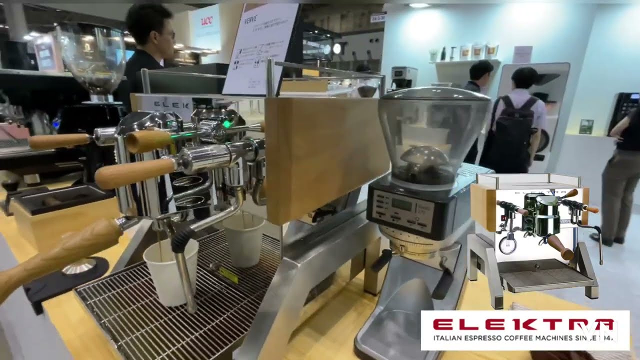 ELEKTRA セミオートエスプレッソマシン VERVE - YouTube