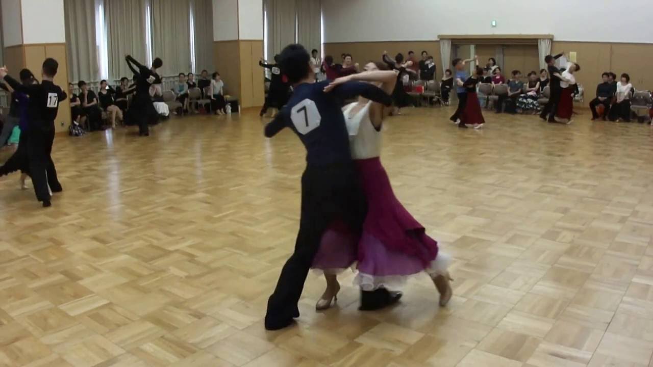 社交ダンス ヴェニーズワルツ 決勝戦 第4回練習着10ダンス競技会 2016