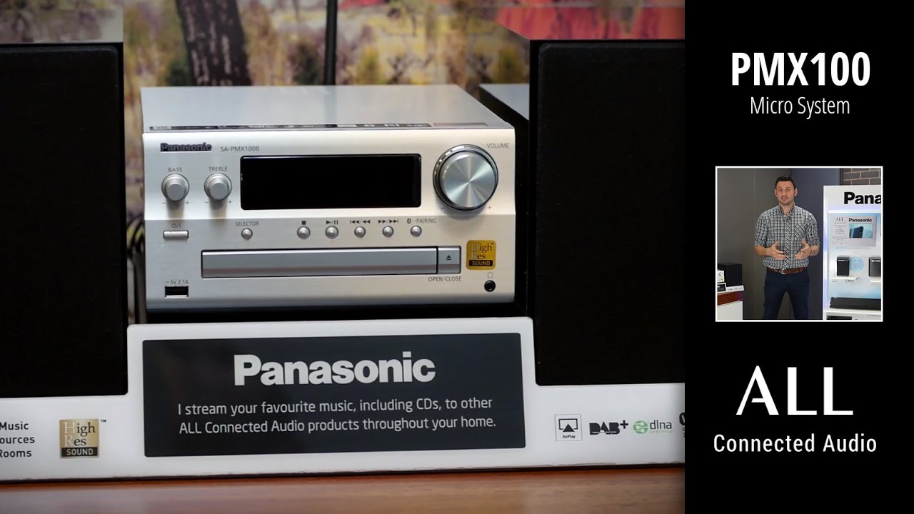 ALL Connected Audio PMX100 CD Micro System - YouTube