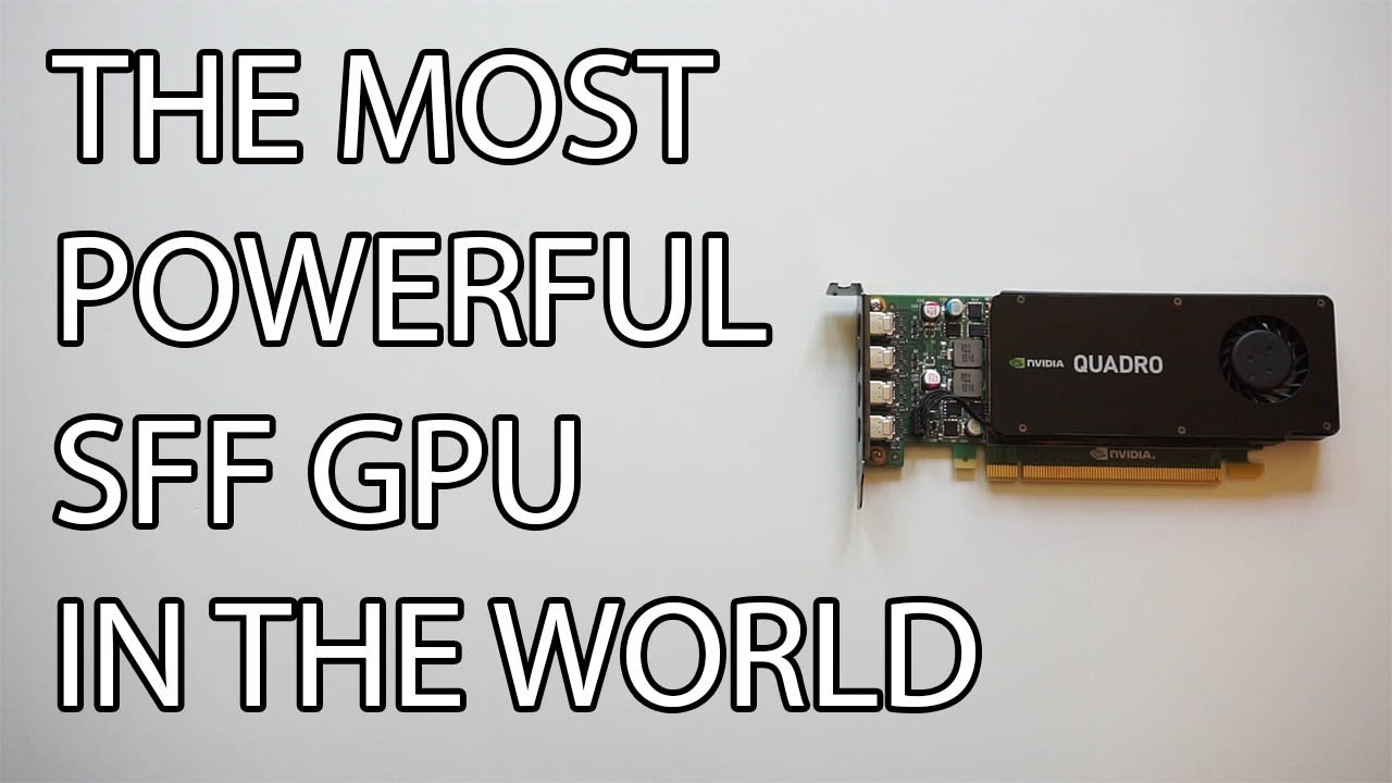 Nvidia Quadro K1200 Review - YouTube