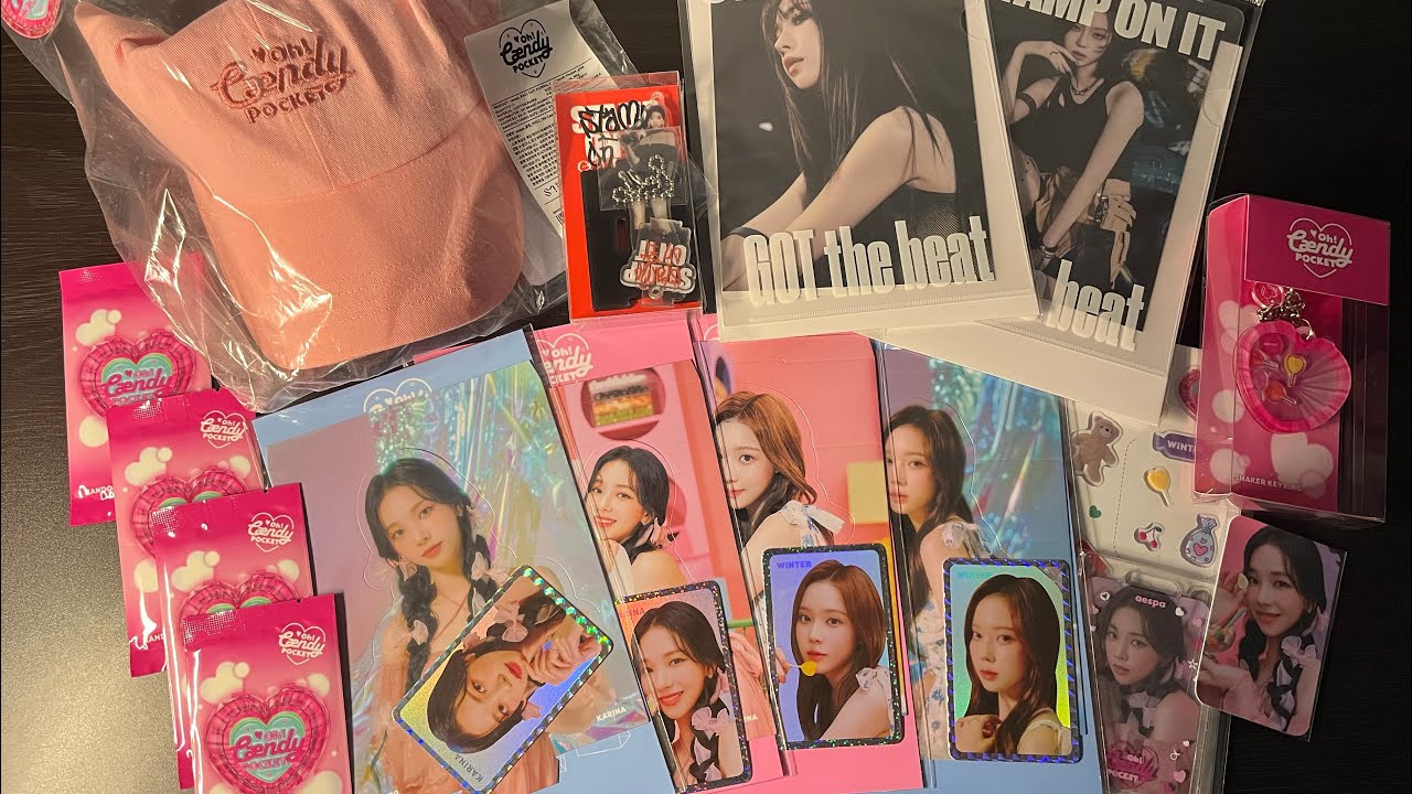Unboxing] aespa ⟡ Oh! Caendy Pocket Part 1&2 MD & GOT the Beat