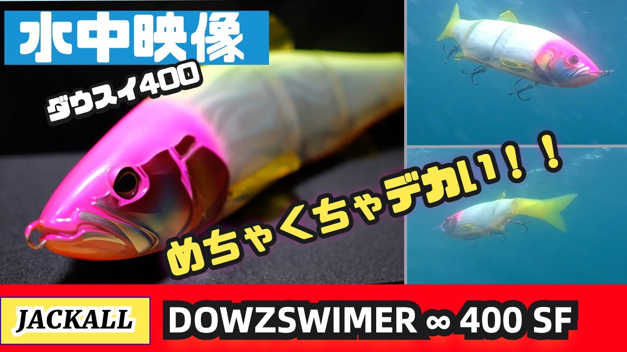 水中映像】ついに解禁！ダウズスイマー∞400SF！水中アクションを大