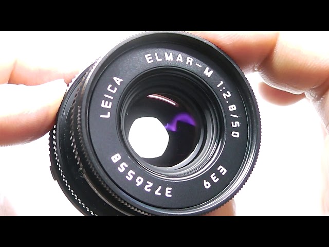 LEICA ライカ Elmar-M エルマー 沈胴 50mmF2.8 2nd ブラック UVa