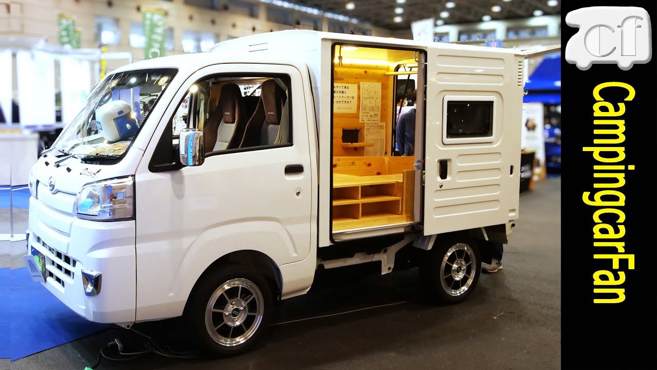QUOKKA WANNABY: Mishima Daihatsu] Japanese micro camper van. - YouTube