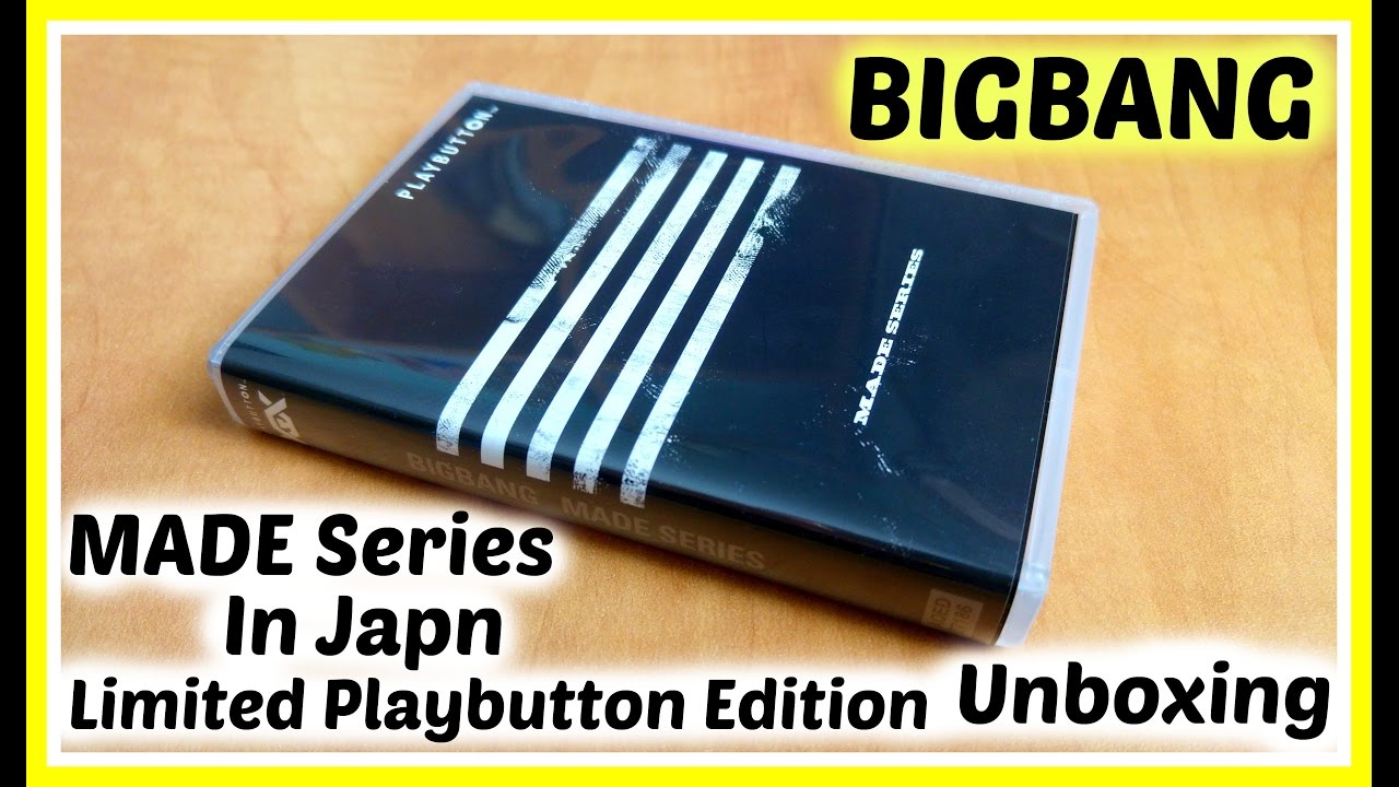 BIGBANG MADE Album In Japan [PlayButton Limited Edition] Unboxing