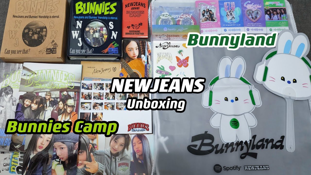 Unboxing] NEWJEANS - BUNNIES CAMP Fanmeeting & BUNNYLAND Pop-Up
