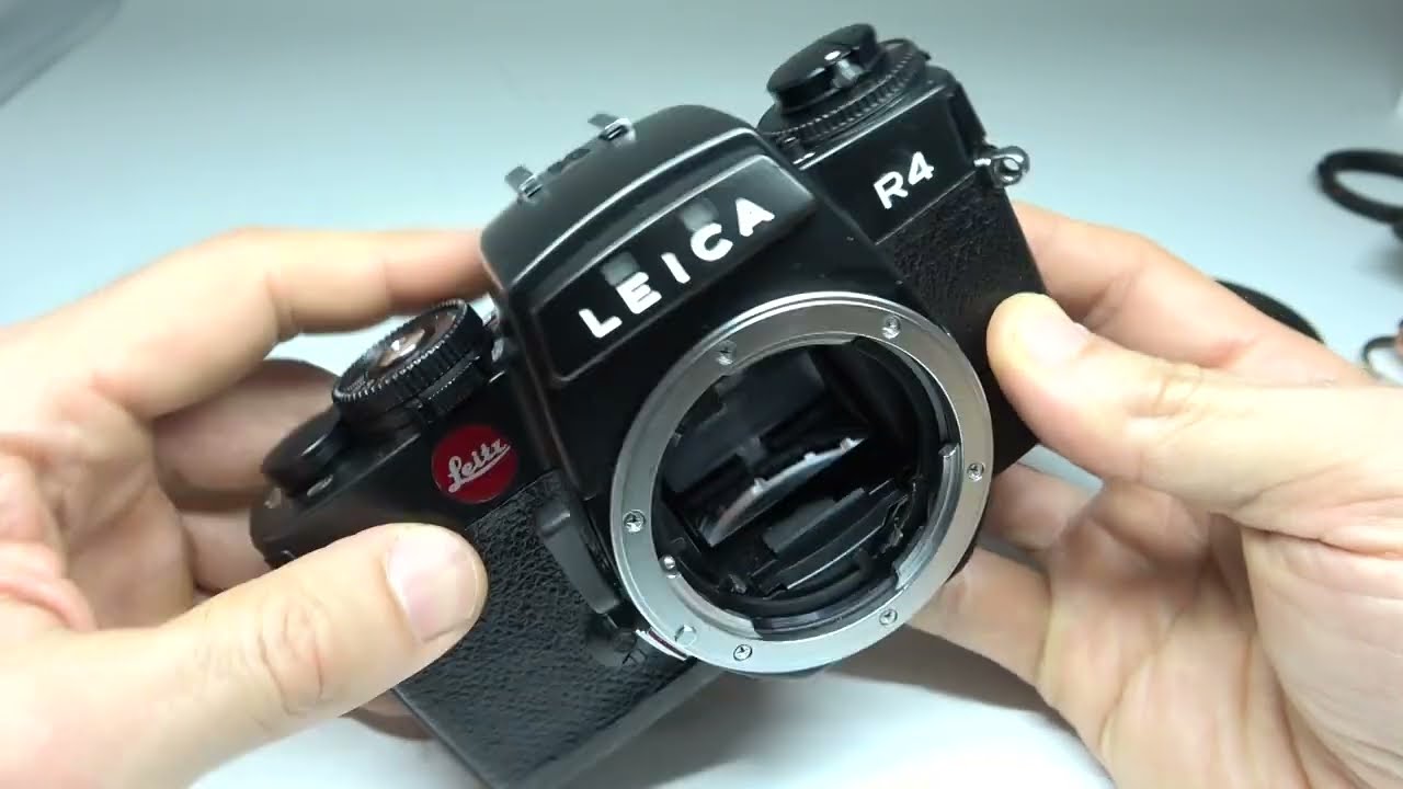 LEICA ライカ 一眼レフ R4 ブラック - YouTube
