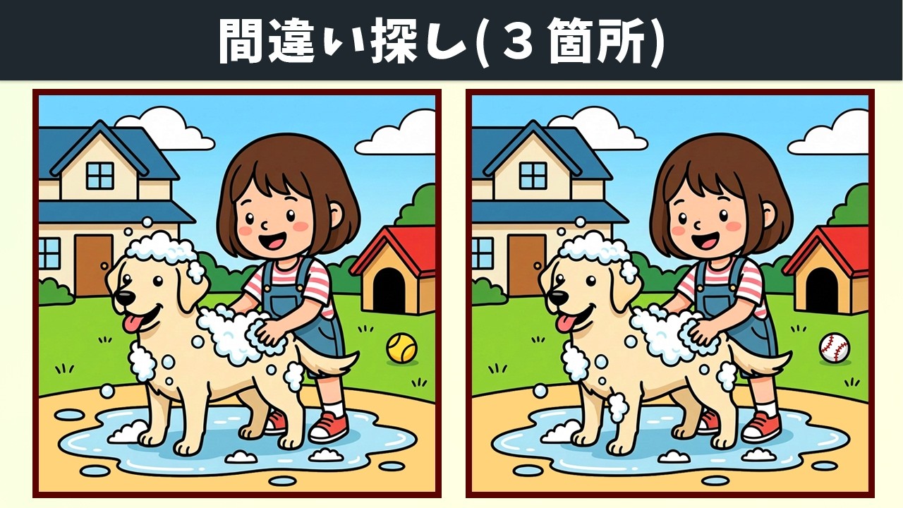 Spot the 3 Differences | Illustration Version #2110 - YouTube
