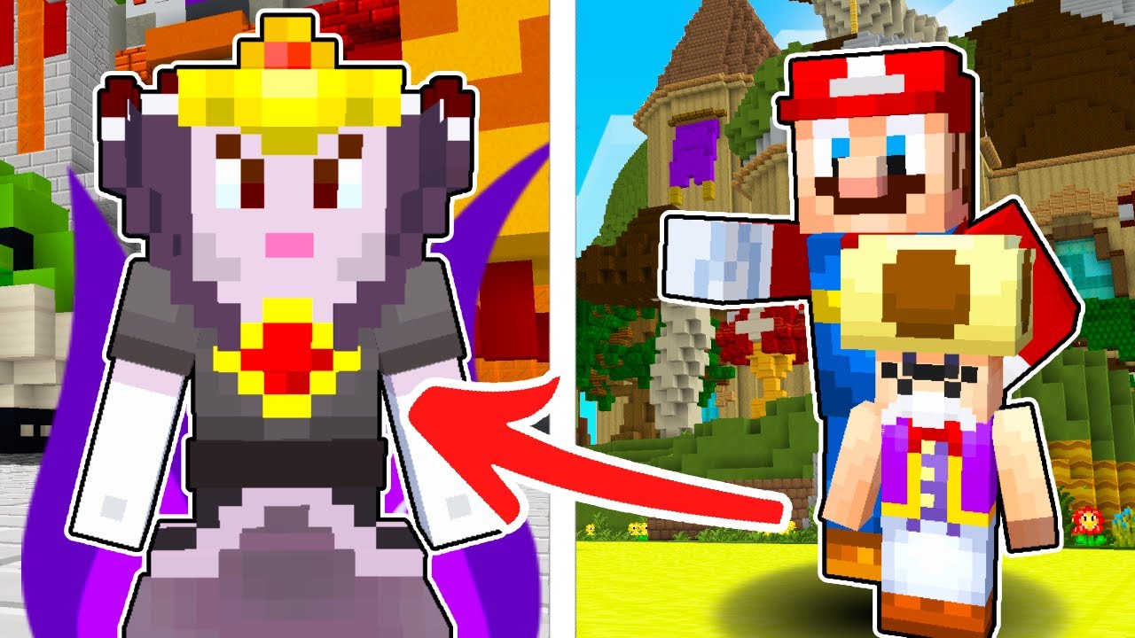 EVIL QUEEN Princess Peach! 👑🔥Minecraft Super Mario [310] - YouTube