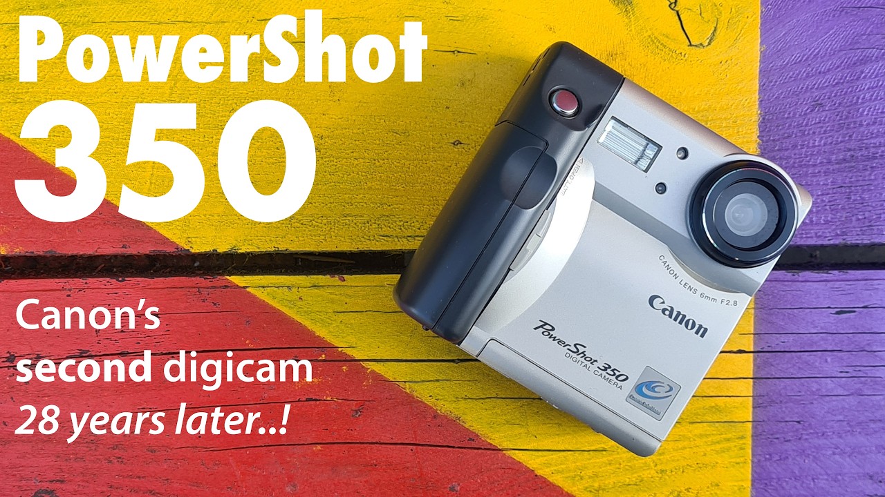 Canon PowerShot 350: 28 YEARS later! RETRO review - YouTube