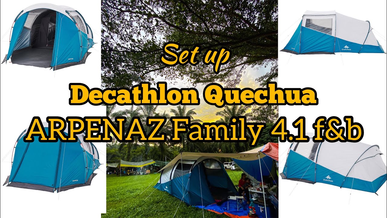 Tent Set up step by step | Quechua Arpenaz Family 4.1 | - fresh