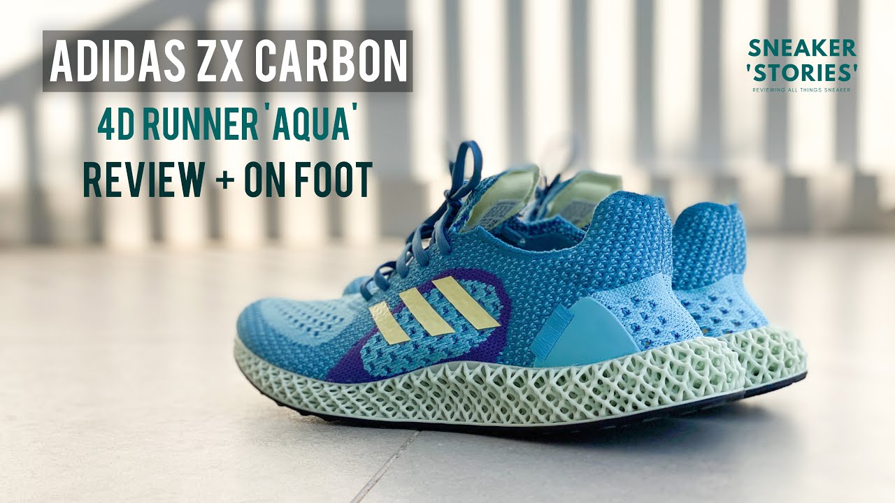 adidas ZX Carbon 4D 'Aqua' (Review + On Foot) - YouTube