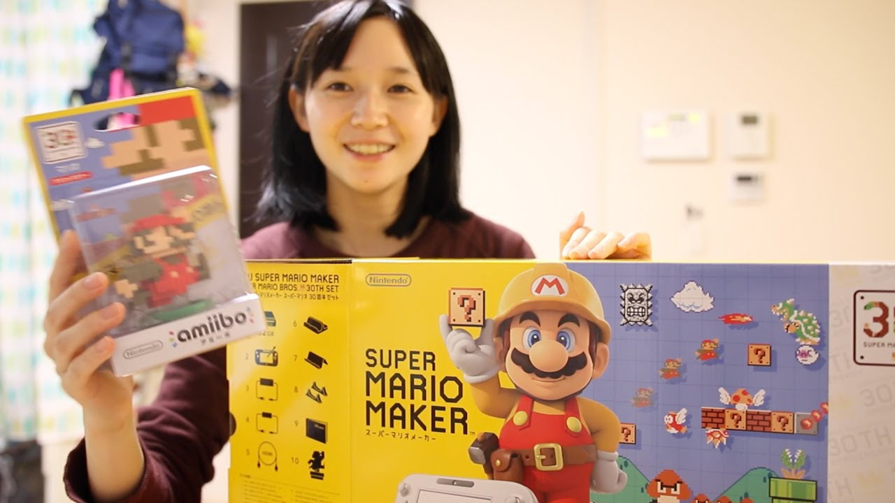 Wii U スーパーマリオメーカー スーパーマリオ30周年セットを買いまし