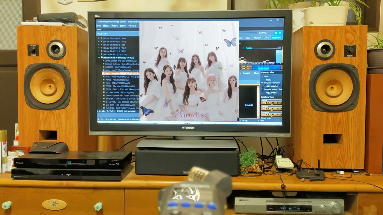 自作スピーカー NiziU - Paradise（FOSTEX 自作エンクロージャーの音