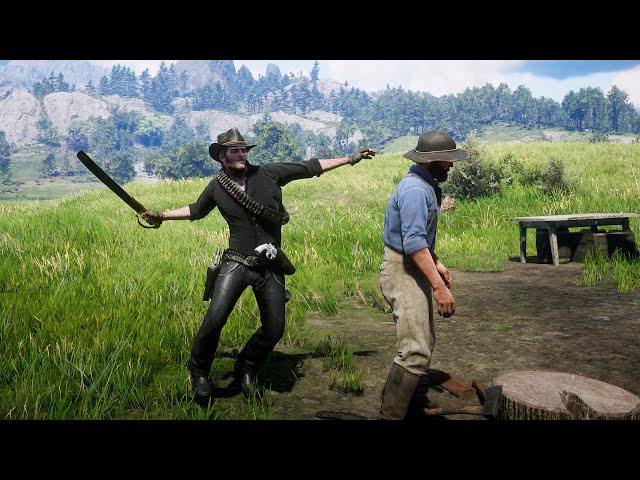 Red Dead Redemption 2 - Funny & Brutal Ragdolls Vol.148 [4K/60FPS