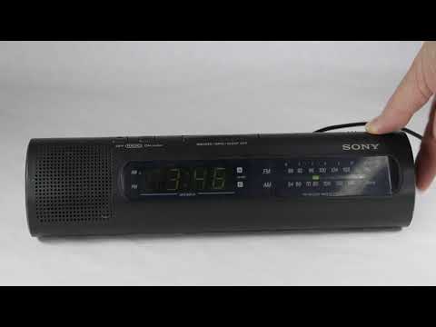 Sony Clock Radio - YouTube