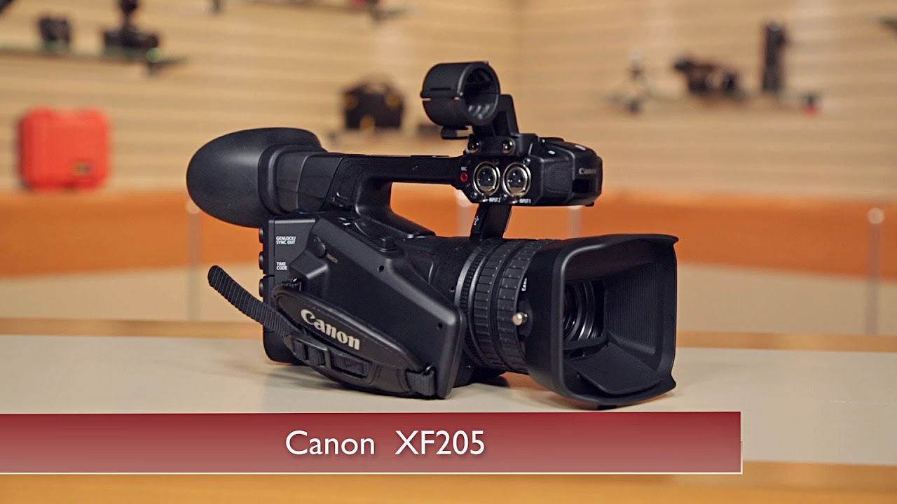 Canon XF205 Professional Camcorder - YouTube