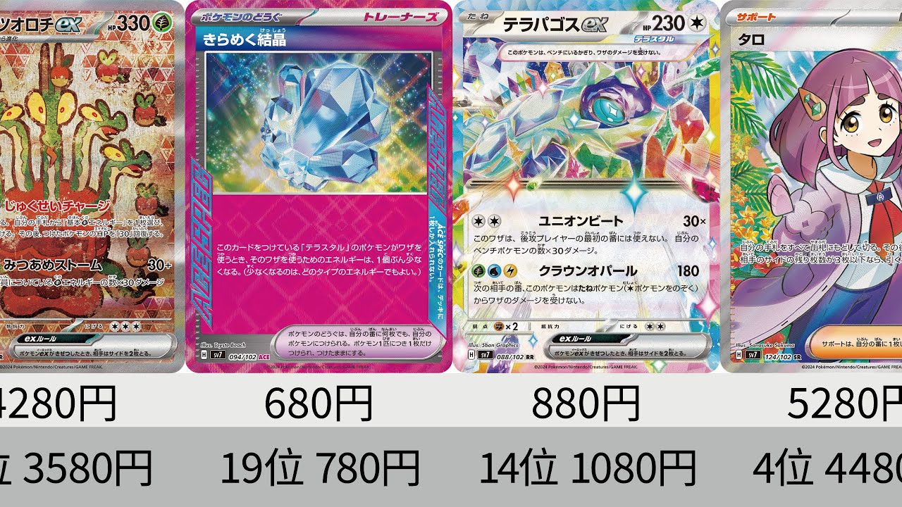 ポケカ】まさかのタロSAR高騰！発売から2日！最新販売価格ランキング