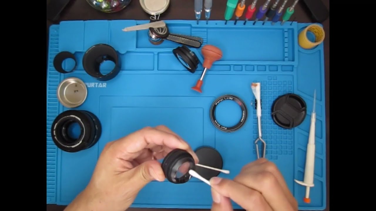 分解清掃】Contax Carl Zeiss PlanarT* 50mm f1.4 MMJ - YouTube