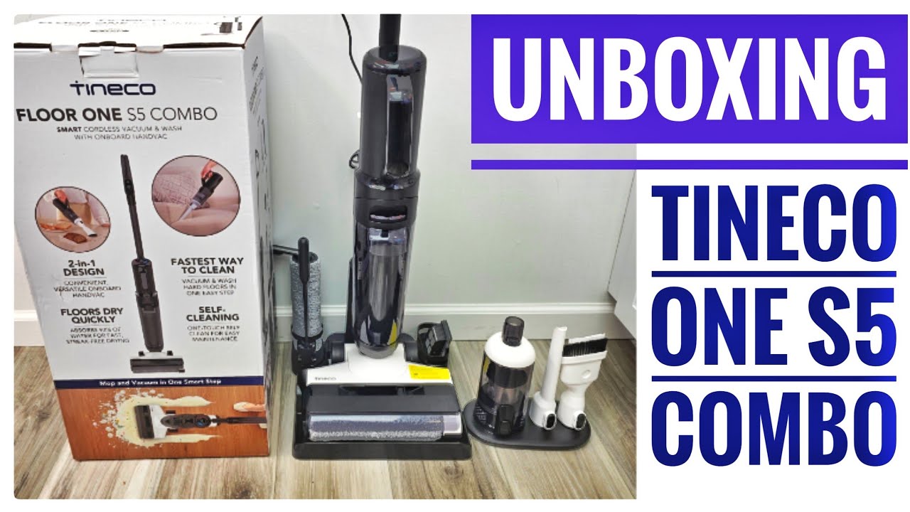 Tineco ONE S5 Combo Wet Dry Vacuum UNBOXING - YouTube